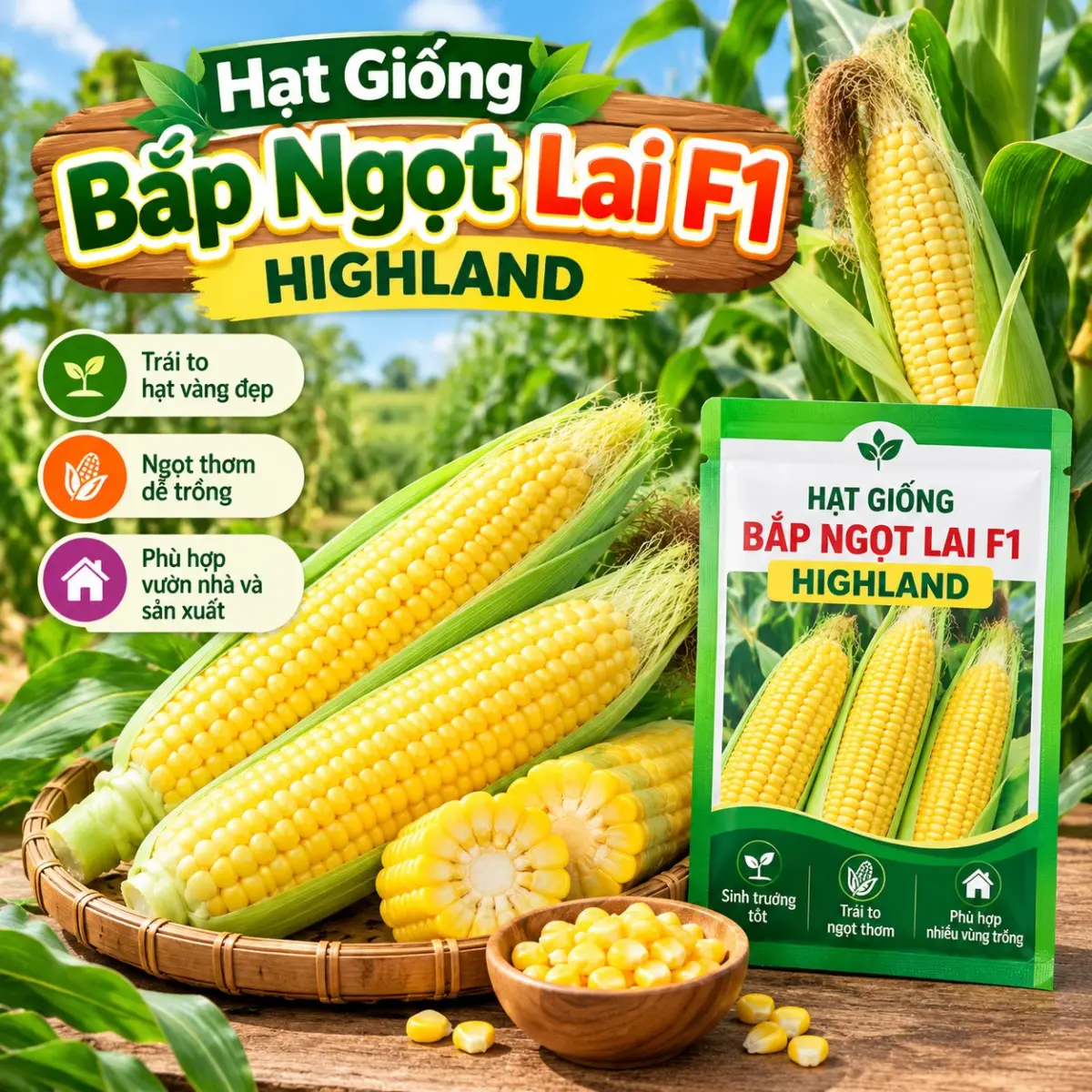 Bắp ngọt lai F1 Highland
